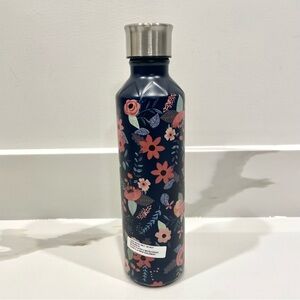 🟣2/$20 NEW OCS Designs Floral Insulated Stainless Steel Water Bottle